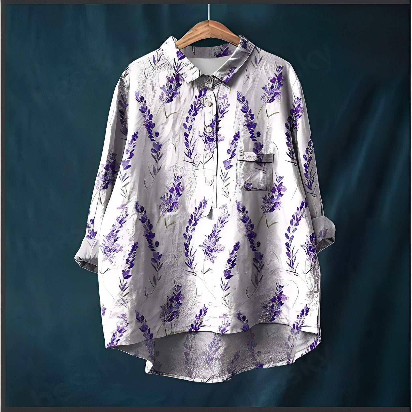 Garance - Klassische Bluse mit langen Ärmeln für Damen