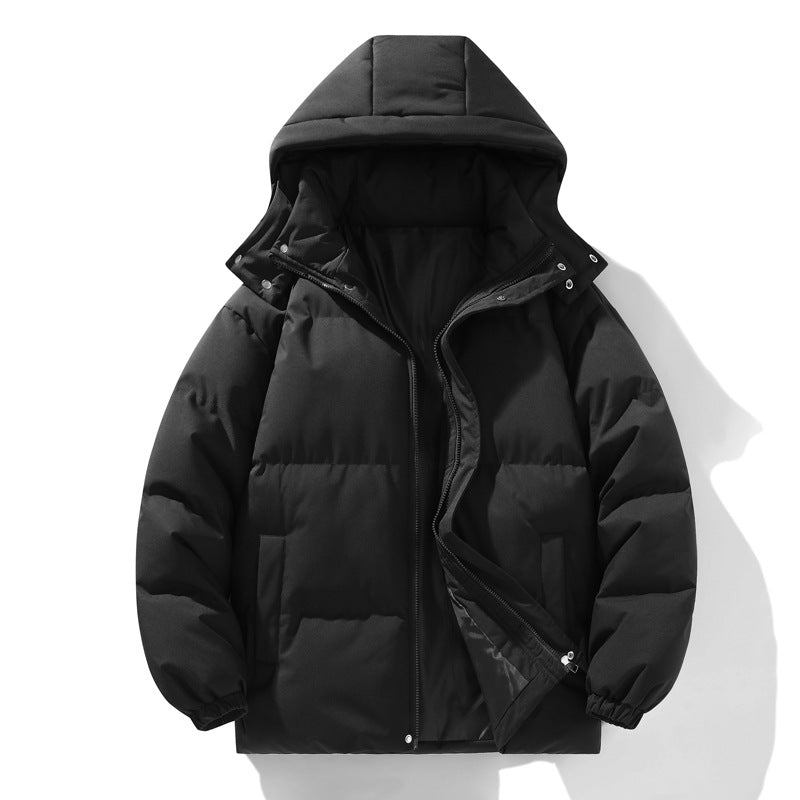 Ricky - Modern quilted coat with hood for men
