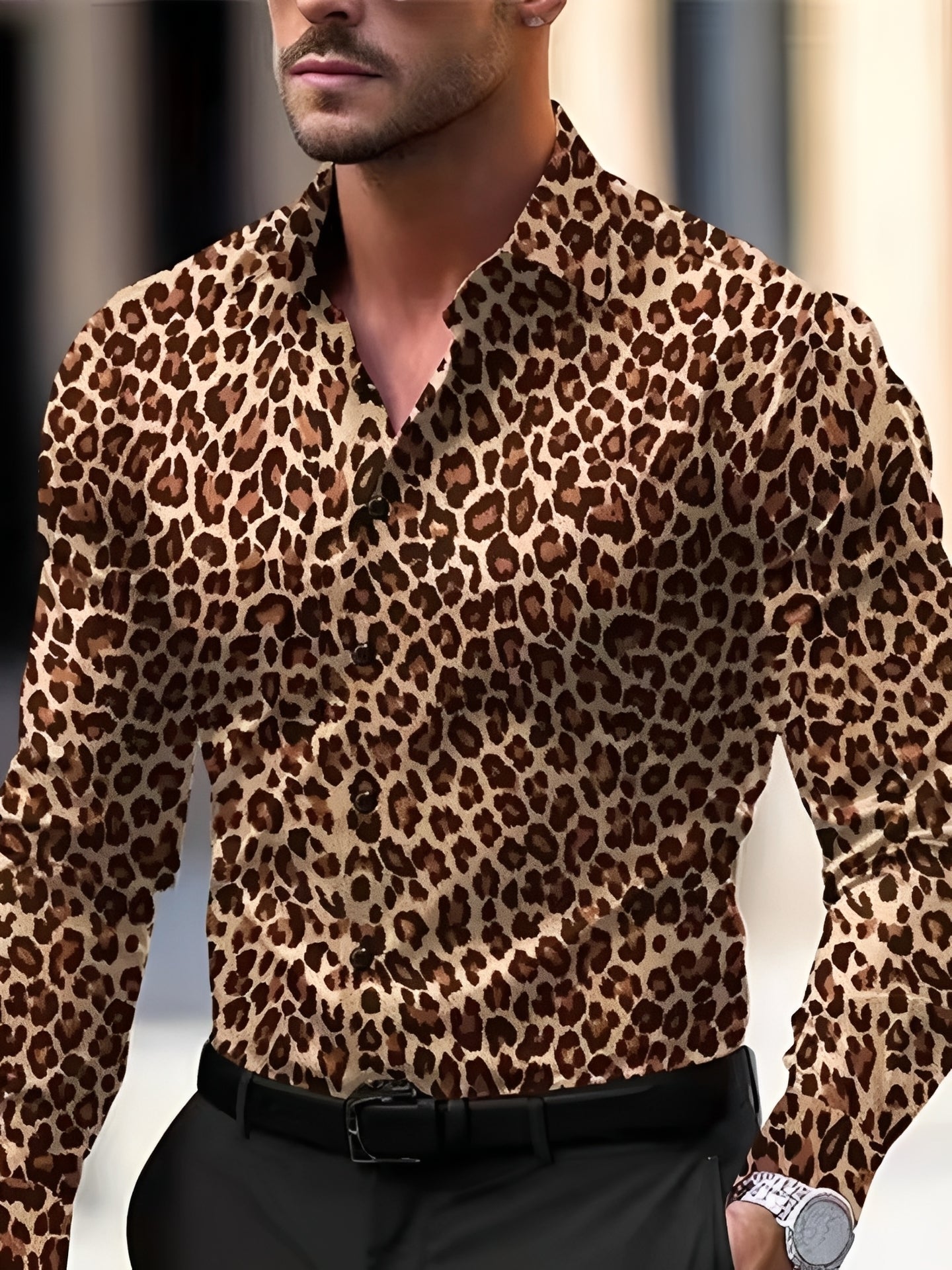 Archie - Elegantes Hemd mit Knöpfen für Herren