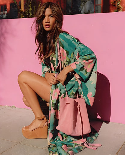 Chantal - Robe kimono légère pour femme