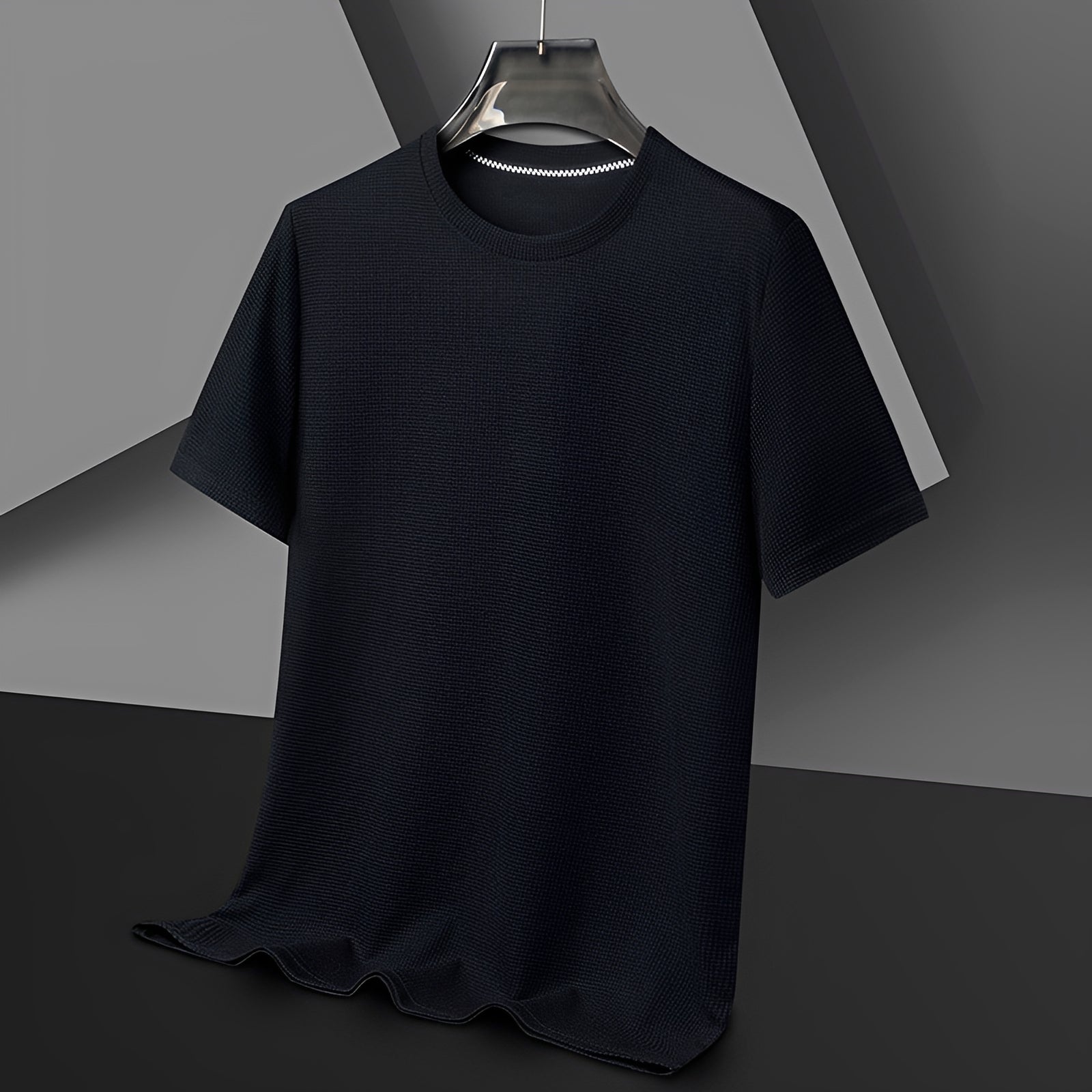 Jed - T-Shirt avec Texture Décontracté