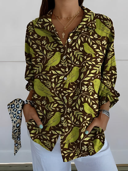 Jessica - Elegante Bluse mit Blumenmuster für Damen