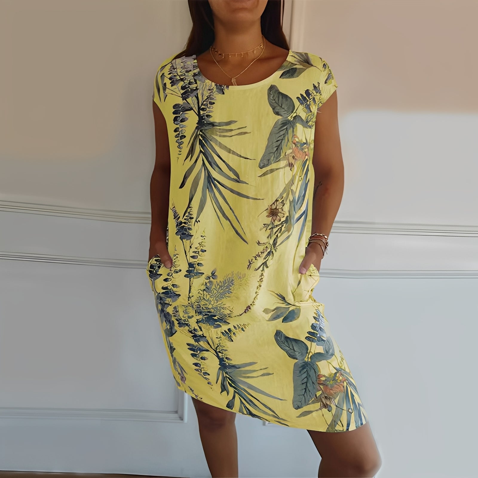 Katherine - Robe ample imprimée pour femmes