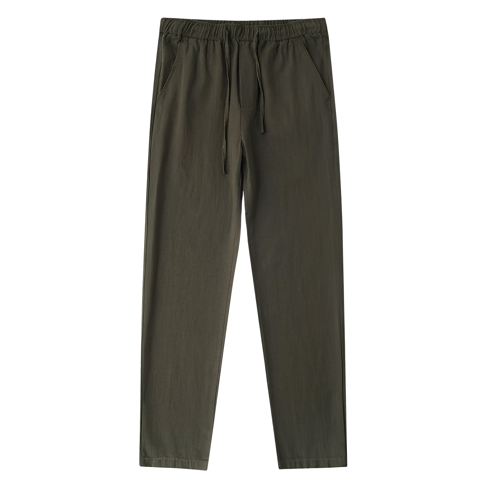Eljude - Pantalon confortable à cordon pour homme
