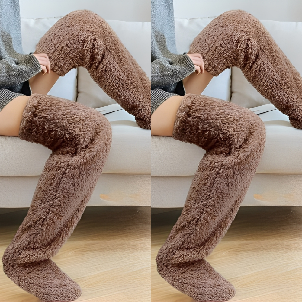 Camellia - Chaussettes longues et chaudes d'hiver pour femmes