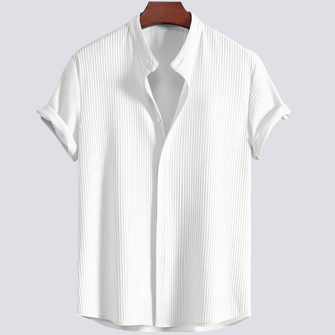 Johnny - Chemise côtelée décontractée et ample pour hommes