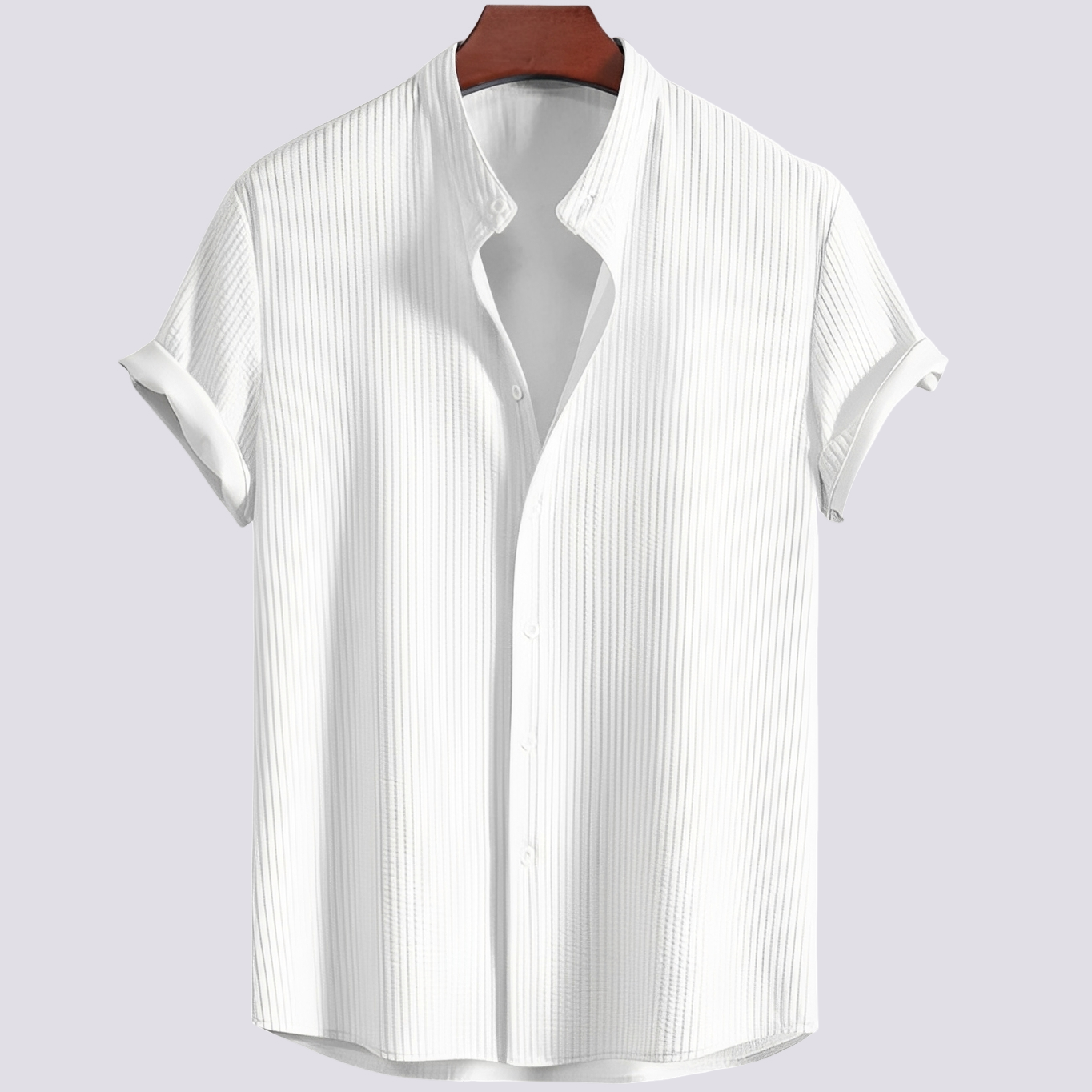 Johnny - Chemise côtelée décontractée et ample pour hommes