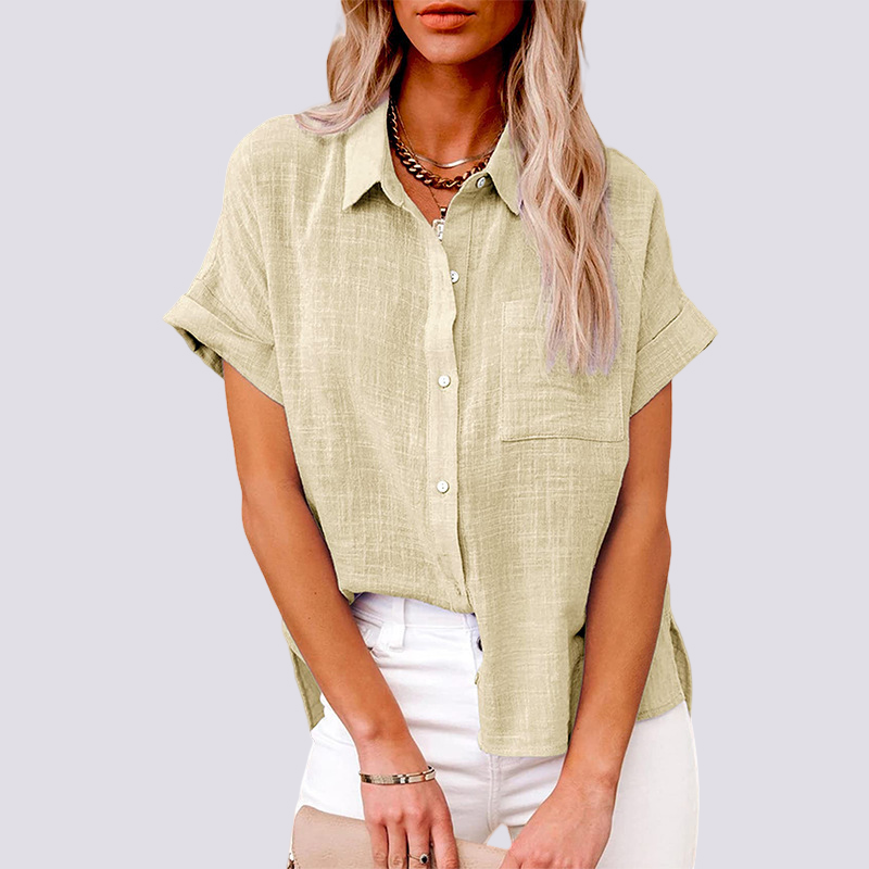 Nicole - Blouse à manches courtes avec poche