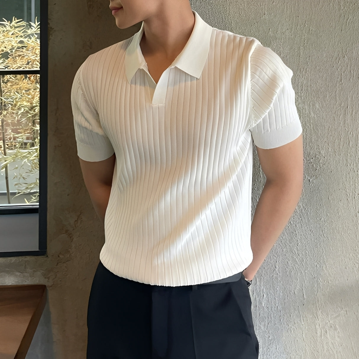 Melvin - Polo homme à manches courtes et style décontracté