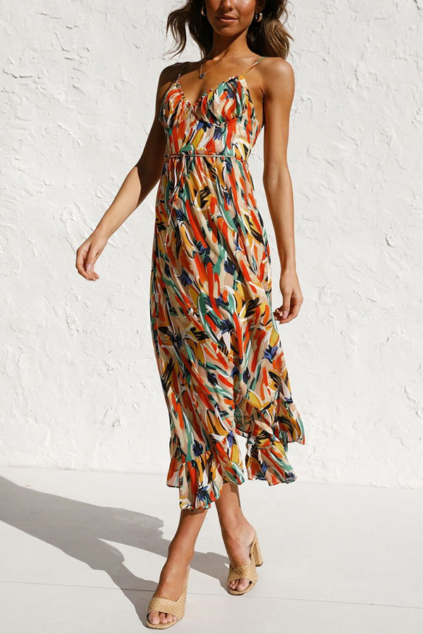 Charité – Robe midi colorée