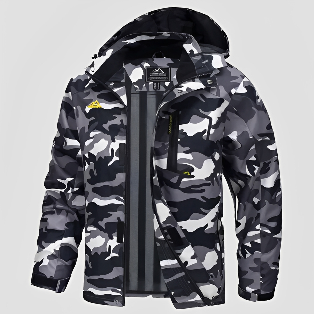 Febous - Manteau d'hiver résistant à l'eau pour homme