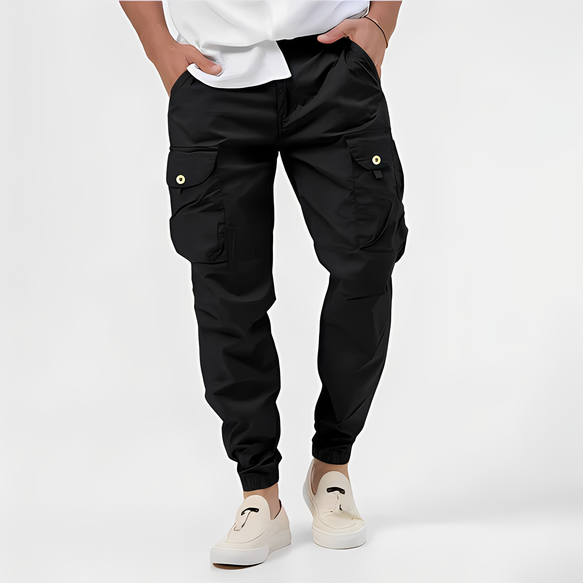 Glendel - Pantalons cargo tendance pour homme