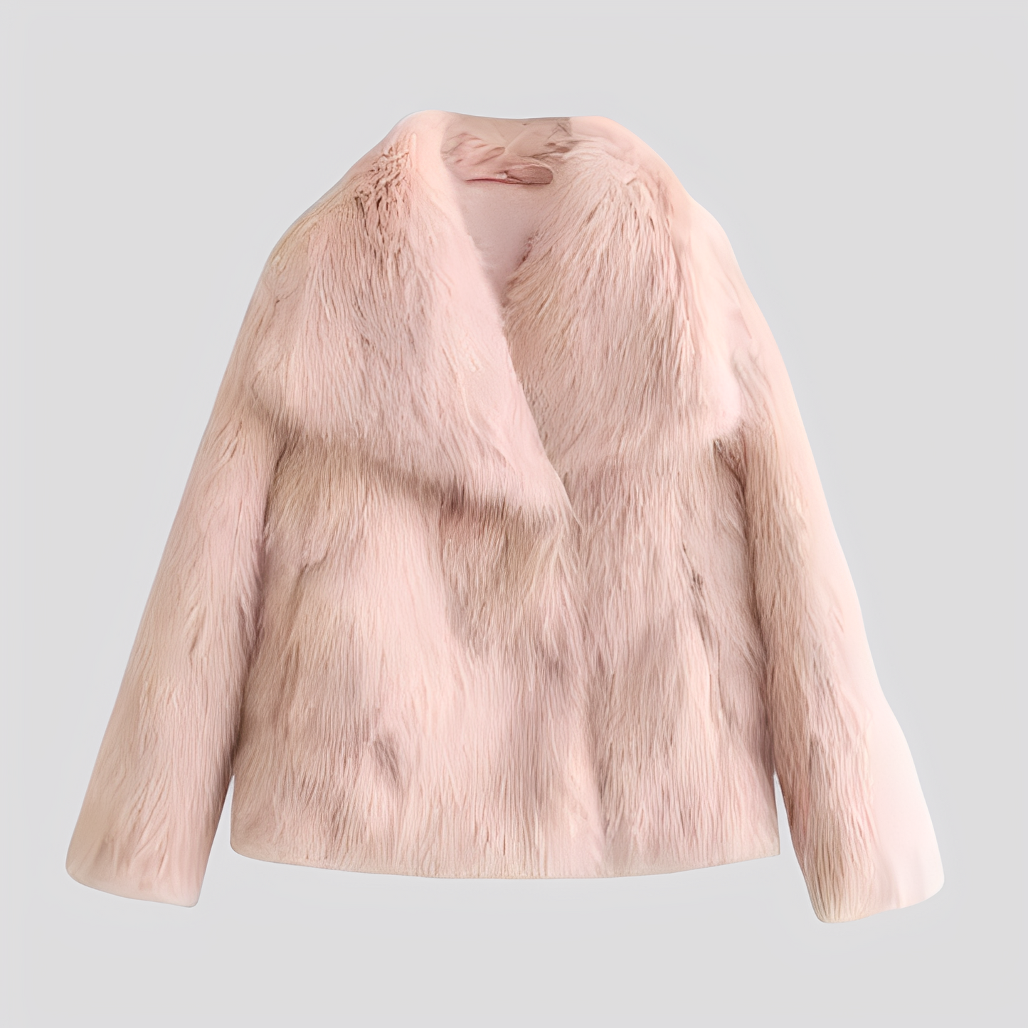 Jennifer - Elegant and fashionable jacket in imitation fur for women