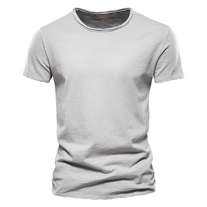 Roderick - T-shirt homme en coton, manches courtes, style relax