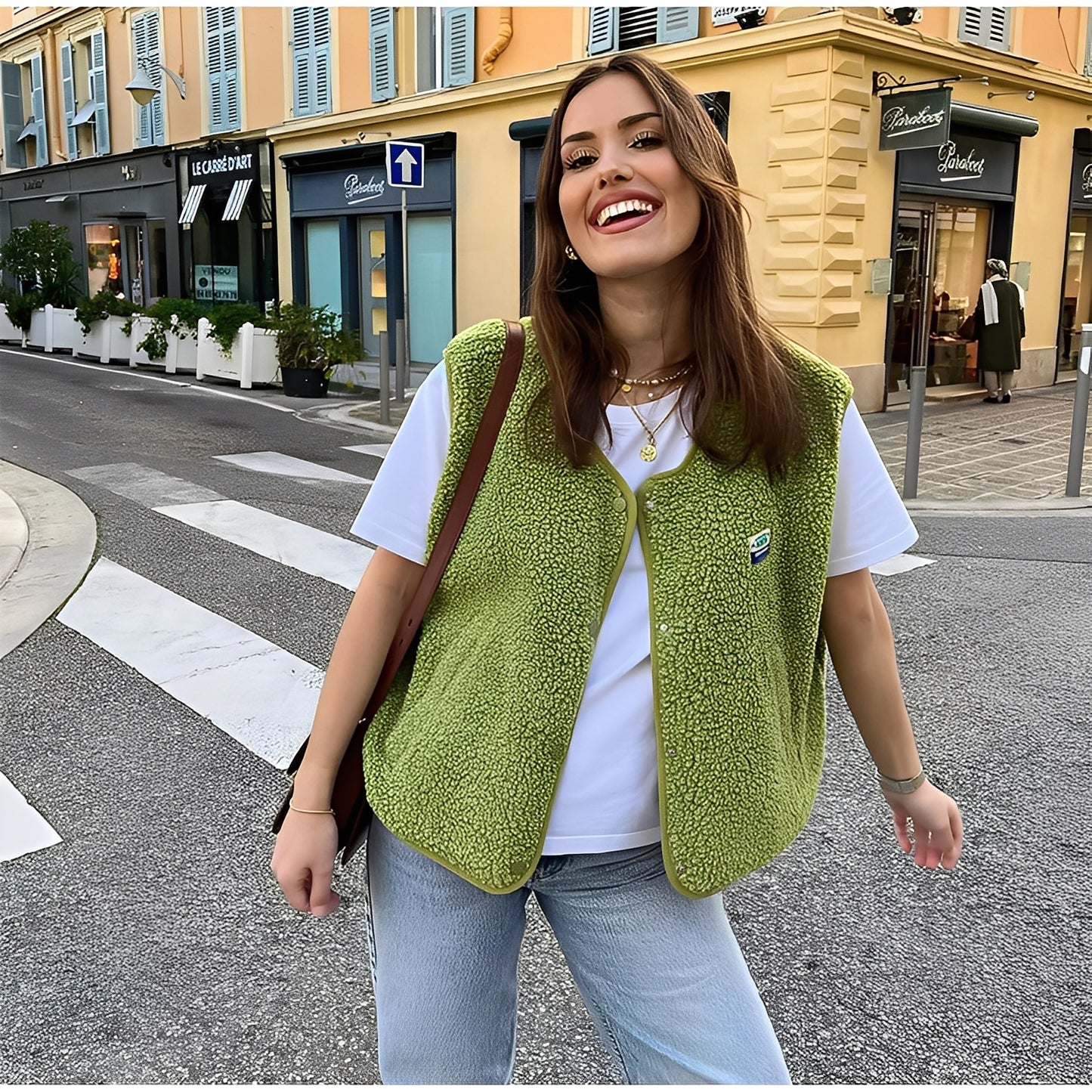 Bénédicte - Comfortable fleece vest for women