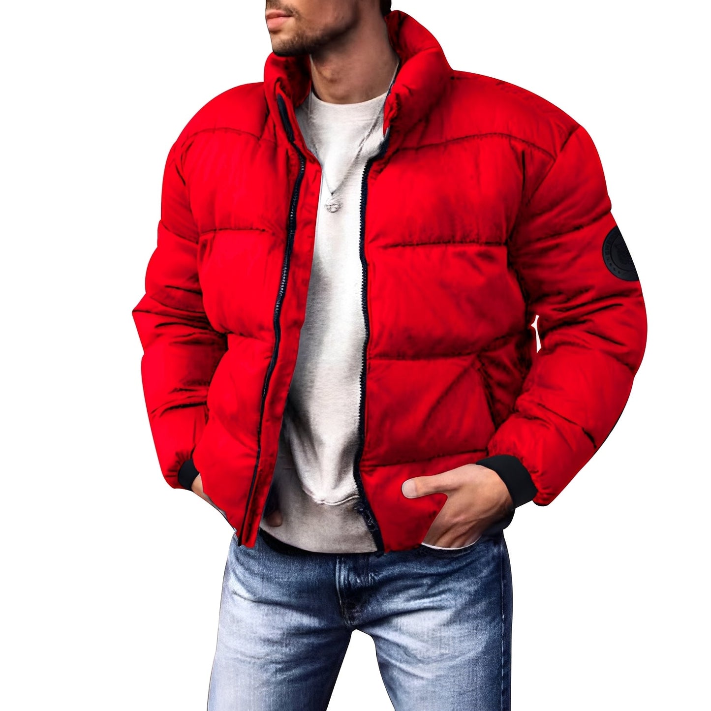 Richard - Quilted and padded jacket for men