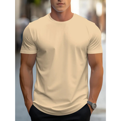 Brian - T-shirt Homme Classique à Manches Courtes
