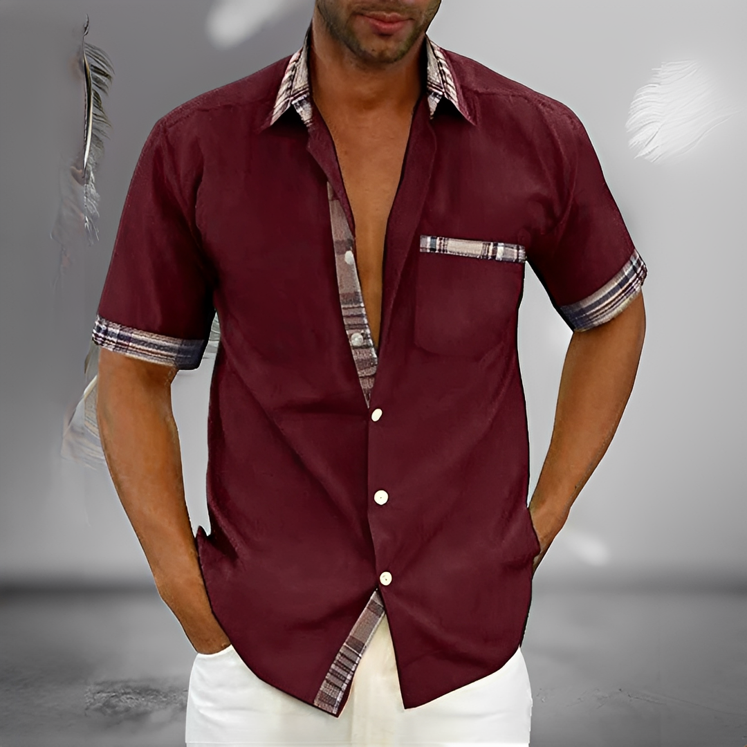 Henrick - Une chemise d'été élégante et confortable pour homme