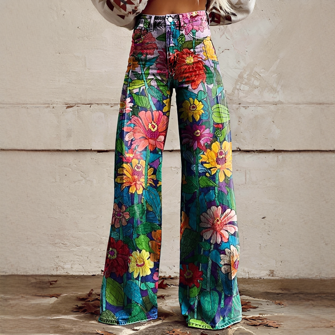 Shannon - Pantalon Large Stylé