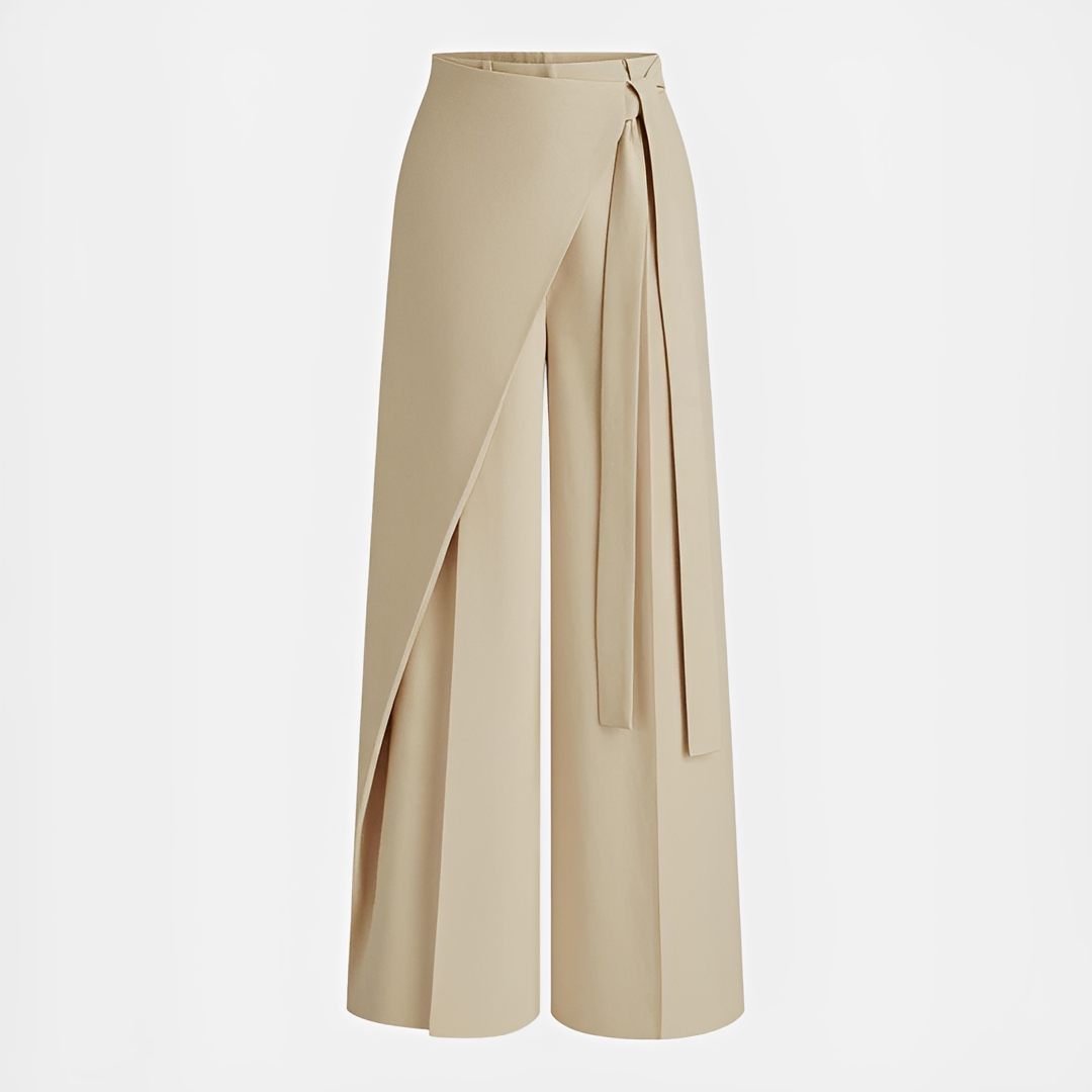 Leilani - Pantalon large asymétrique