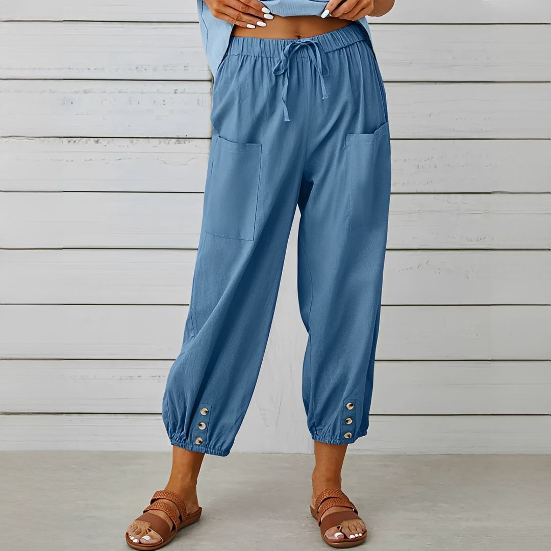 Scarlett - Pantalon confortable à cordon