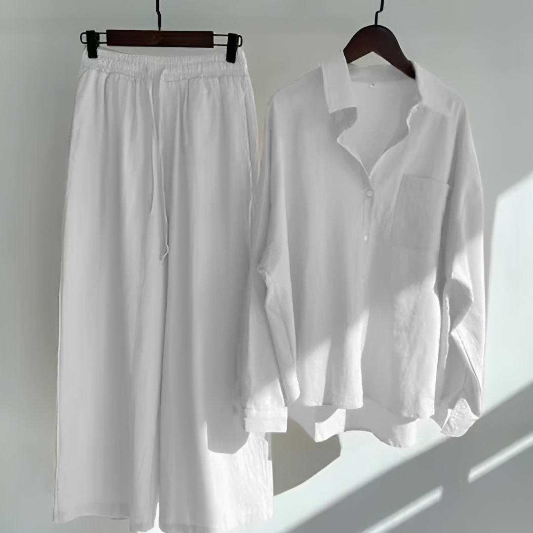 Madalynn - Ensemble Pantalon Coupe Ample