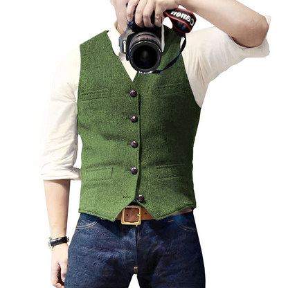 Ismaël - Stylish and Casual Autumn Vest for Men