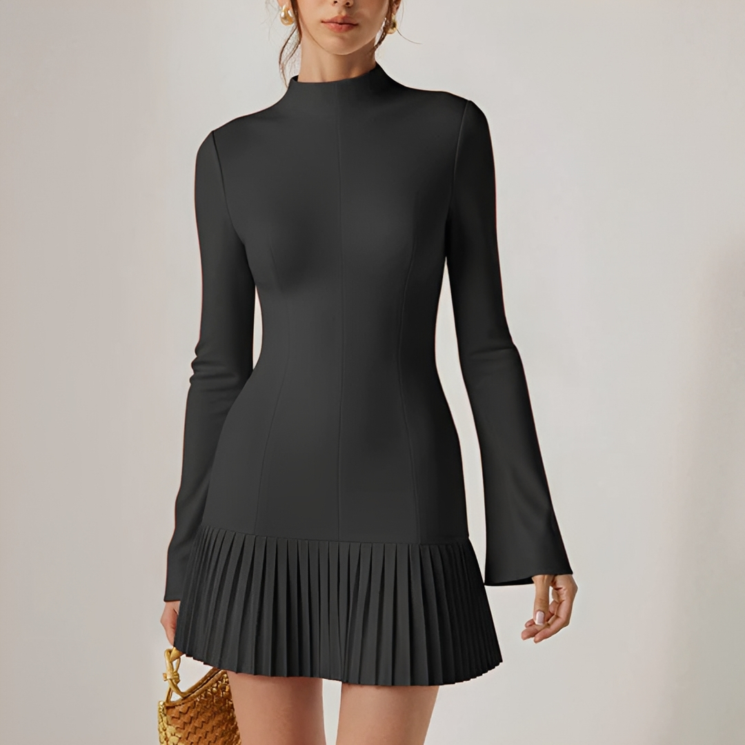 Elva - Robe Courte Plissée Élégante