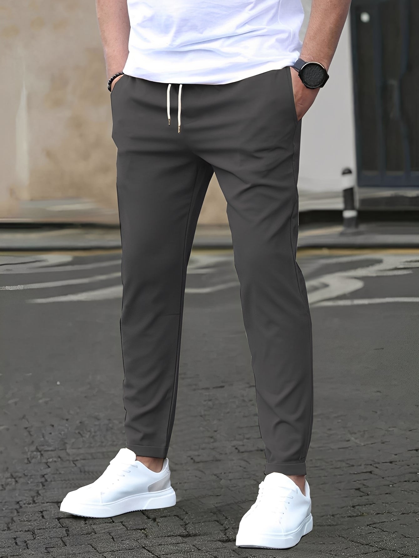 Didier - Pantalon stretch moderne pour homme