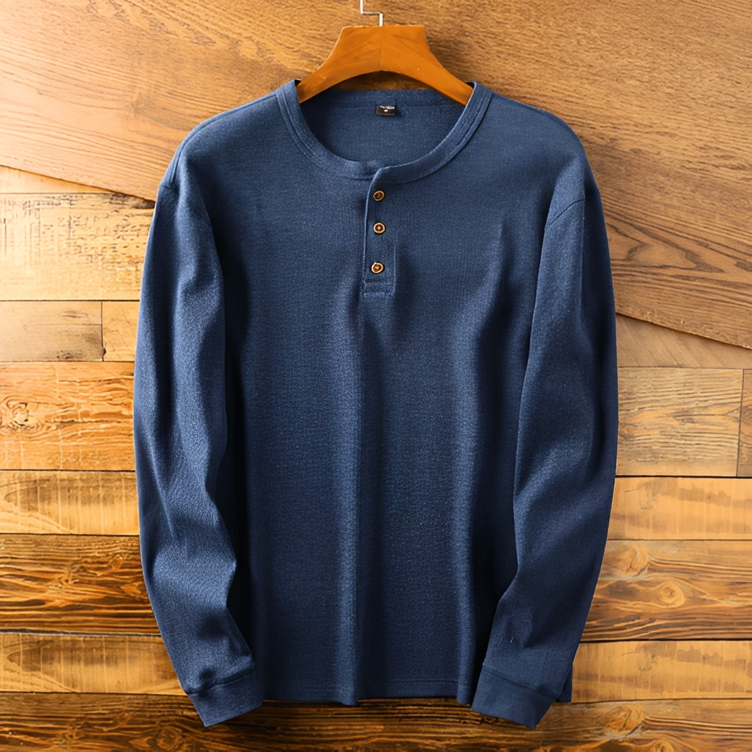 Benjie - Chemise à manches longues confortable pour homme