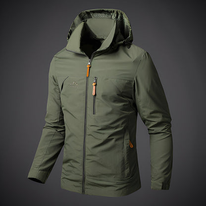 Finnegan - Manteau relax avec capuche pour hommes