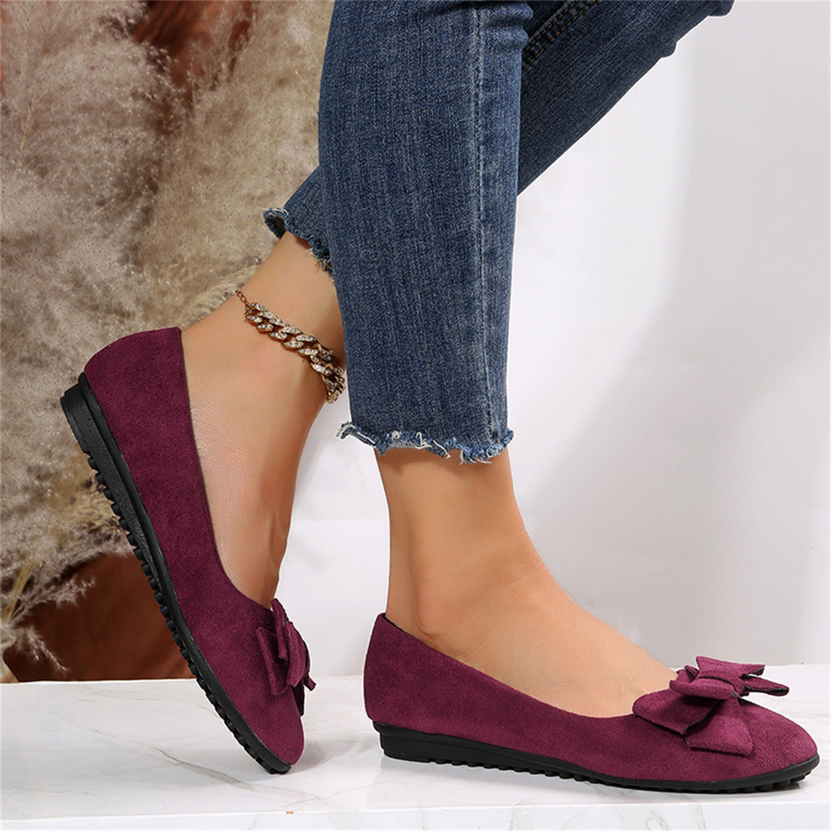 Bianca - Chaussures confortables à enfiler pour femmes