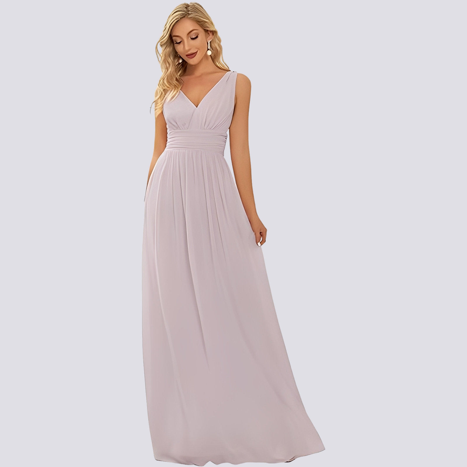 Maddie - Robe de soirée élégante sans manches pour femmes