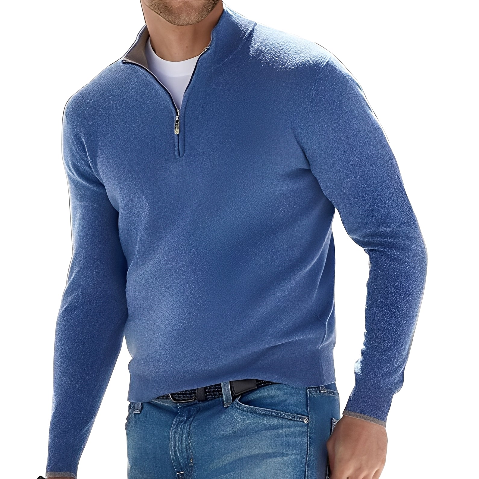 Ralph – Pull homme au style relax avec fermeture éclair