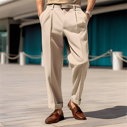 Beckham - Pantalon droit traditionnel pour hommes
