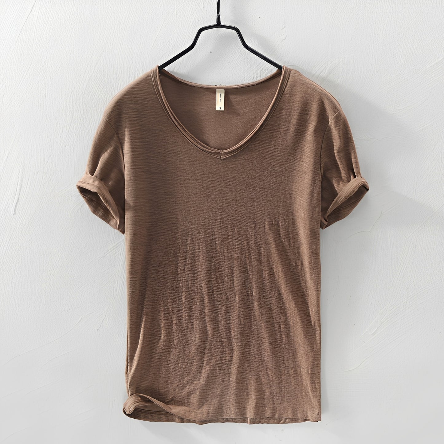 Lardo - einfarbiges atmungsaktives Herren-T-Shirt