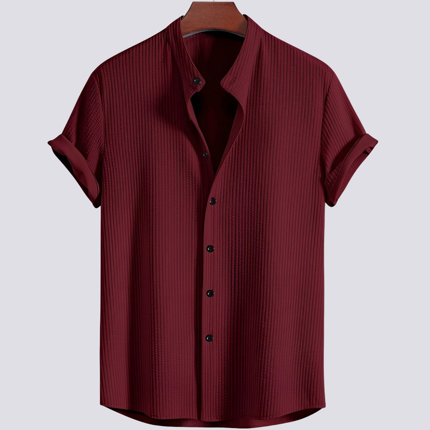 Johnny - Chemise côtelée décontractée et ample pour hommes
