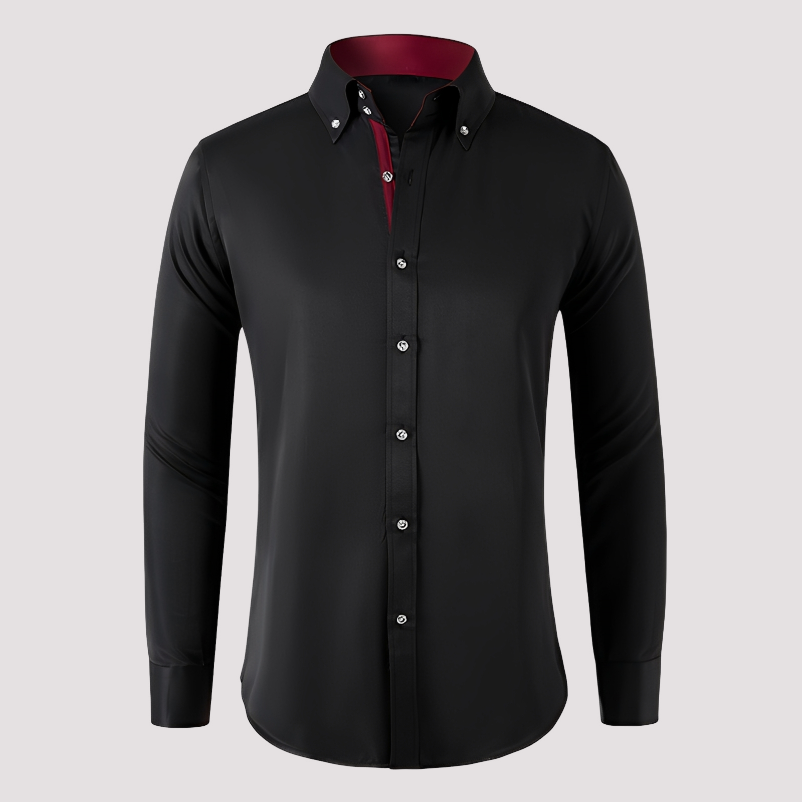 Marco - Chemise relax à manches longues pour hommes