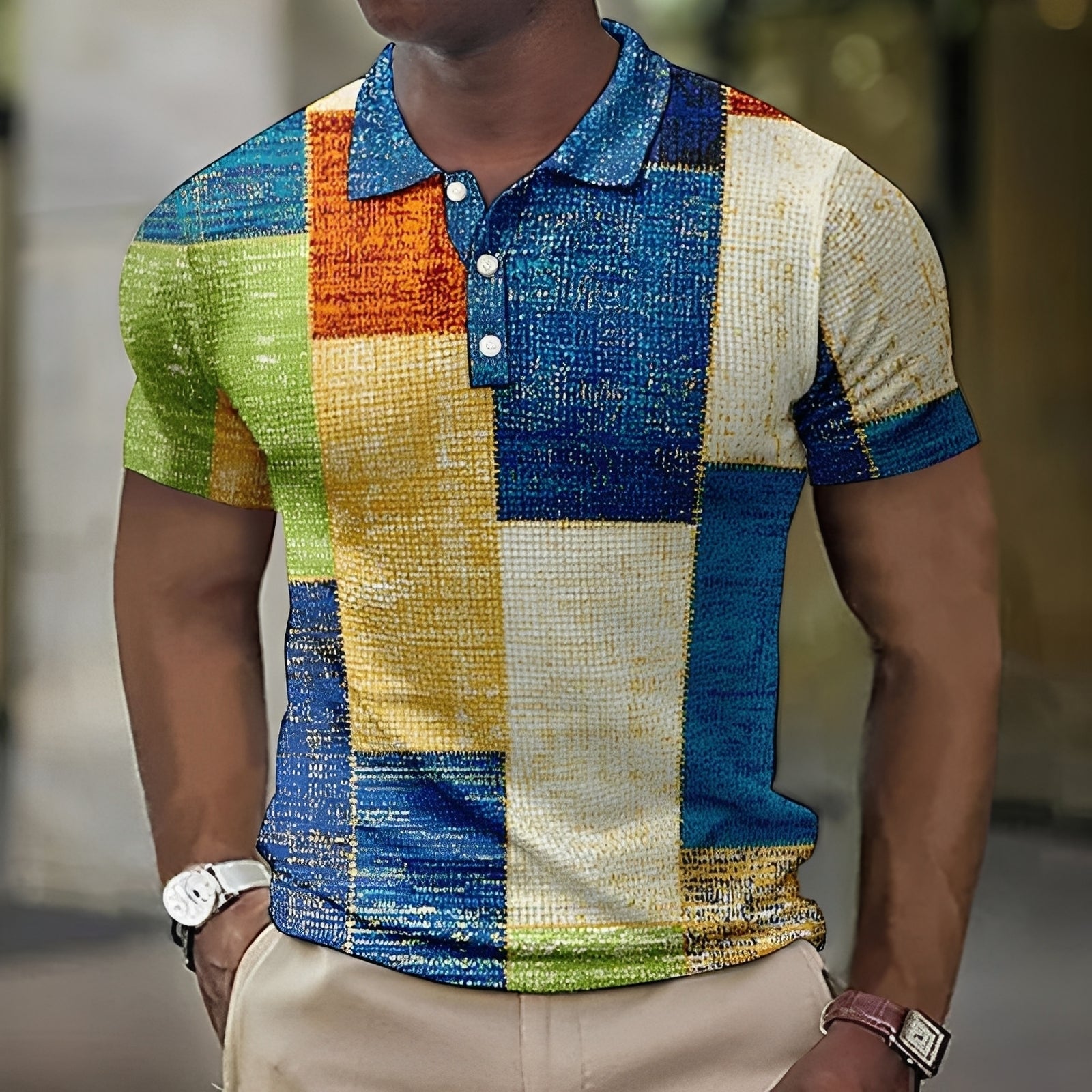 Jimmy - Chemise élégante à imprimés de carreaux