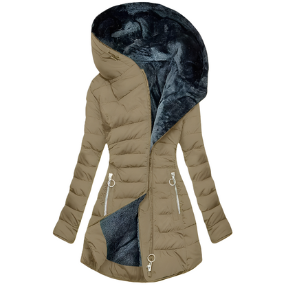 Kassandra - Veste en velours raffinée et chaude pour femmes