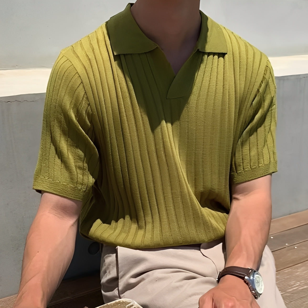 Melvin - Polo homme à manches courtes et style décontracté