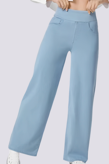 Carrie - Pantalon chic taille haute