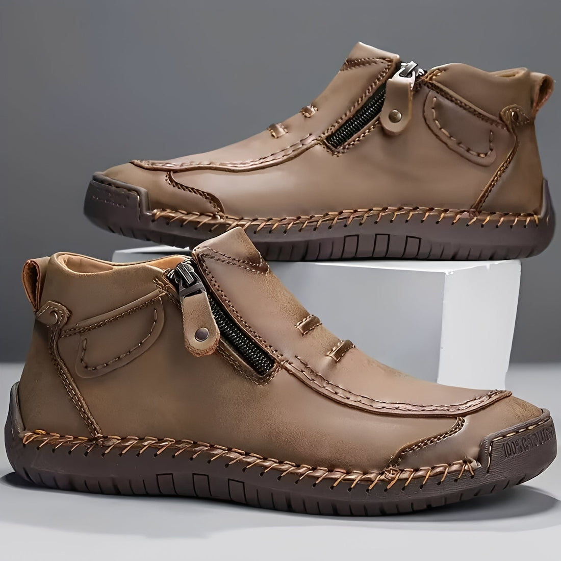 David - Bottes à Fermeture Éclair Élégantes