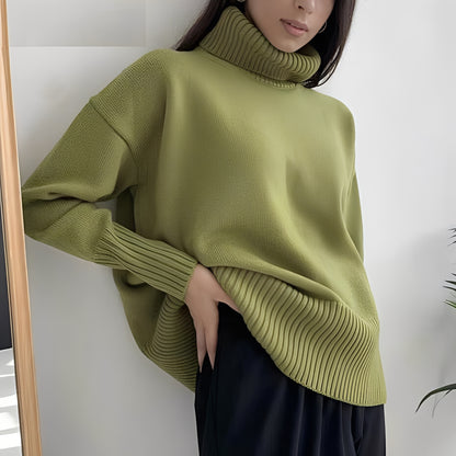 Lucinde - Winter Oversized Turtleneck Sweaters for Women