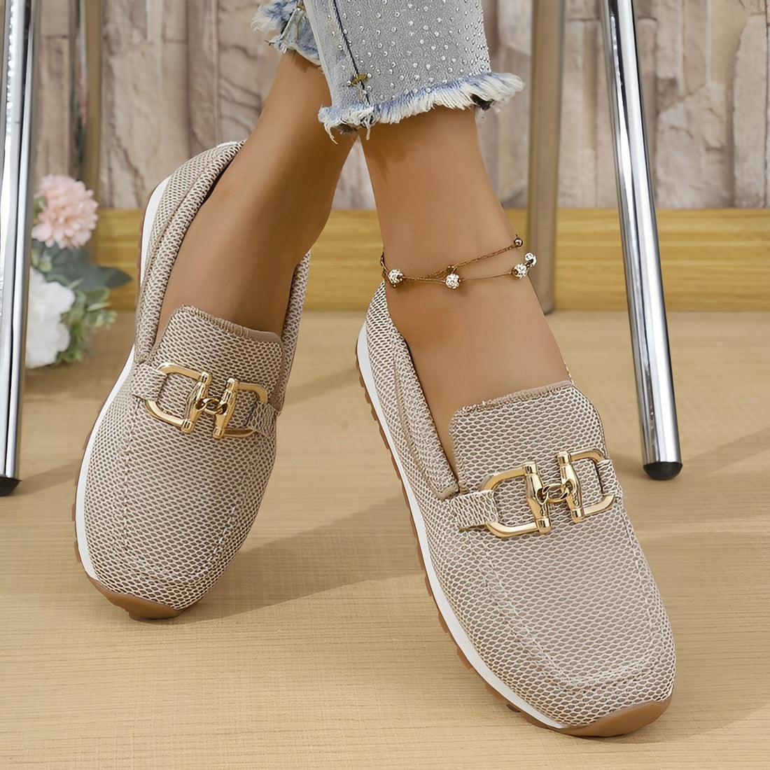 Monica – Mocassins pour femmes – Simples et décontractés