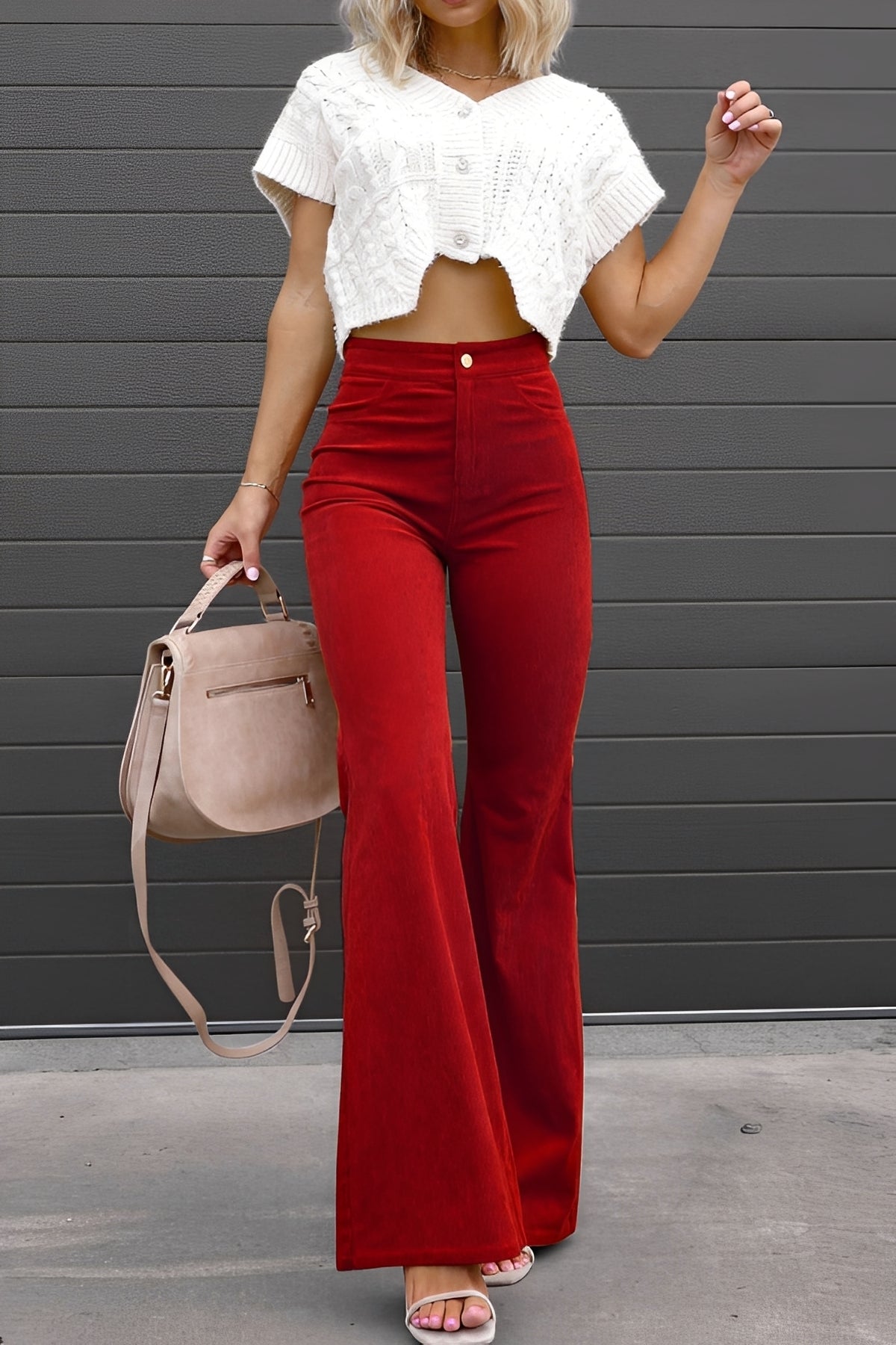 Jacqueline - Pantalon Femme - Chic et Évasé