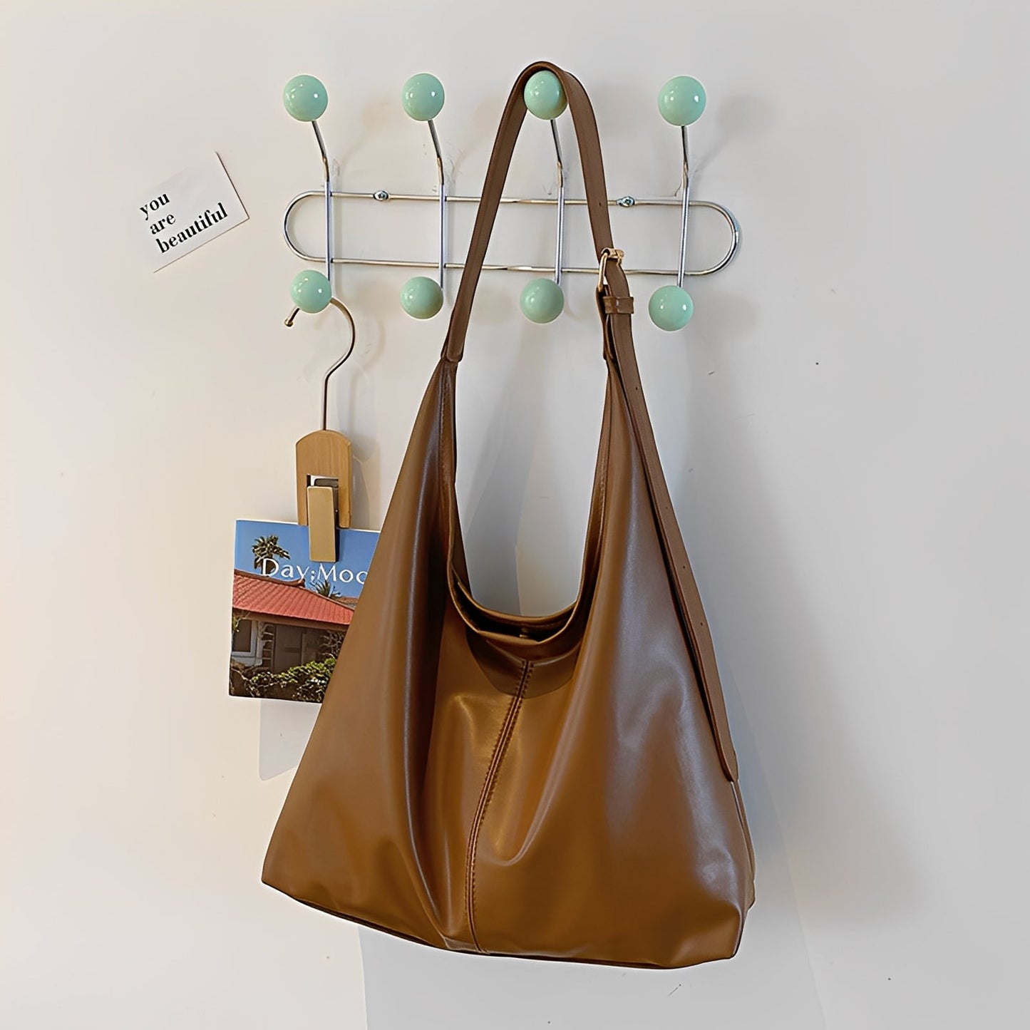 Kathleen - Sac à main décontracté en cuir pour femmes