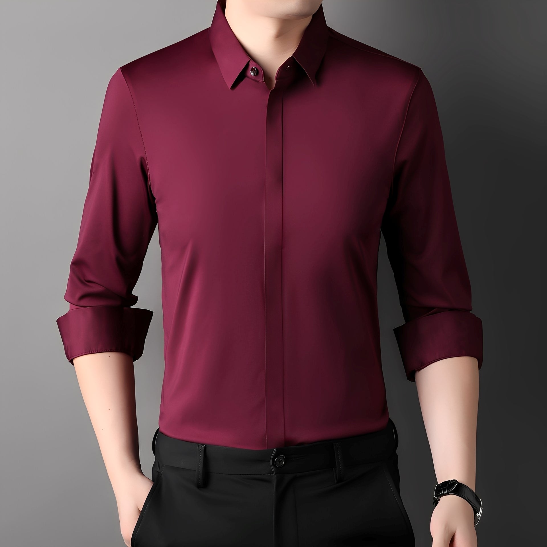 Félix - Chemise stretch infroissable pour homme