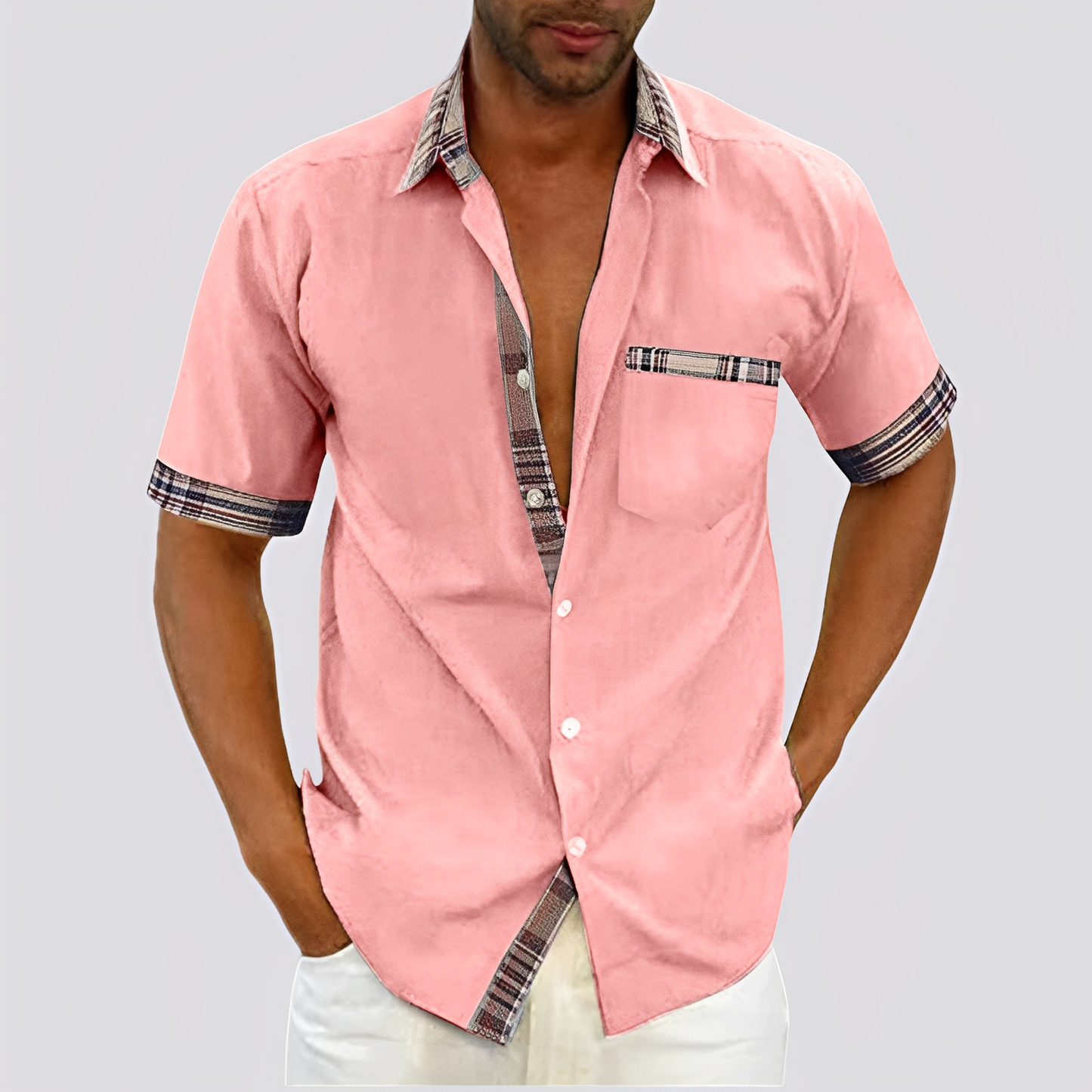 Matt - Elegantes Hemd mit kurzen Ärmeln für Herren