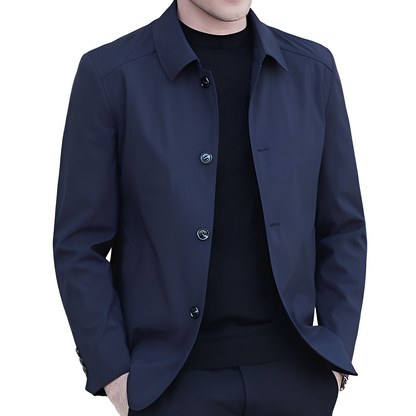 Jarred - Blouson contemporain pour hommes avec boutons et poches